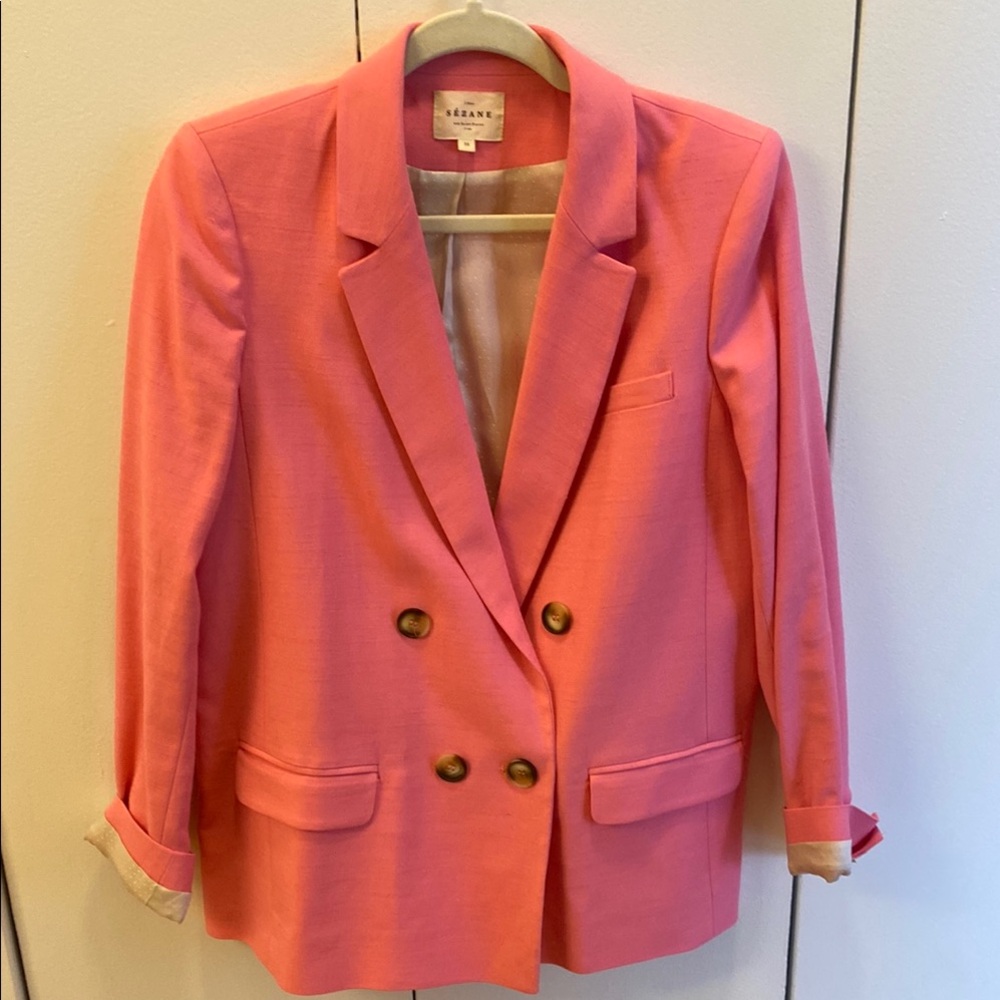 Sezane Pink Women's Blazer